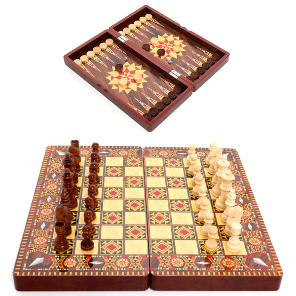 Jeu d&rsquo;Échec en Bois Luxueux 5