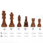 Jeu d&rsquo;Échec en Bois Luxueux 9