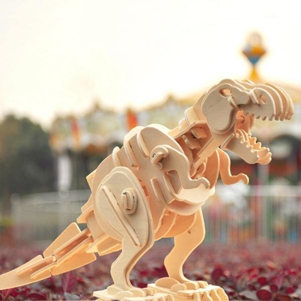 Puzzle 3D en Bois Dinosaure 2