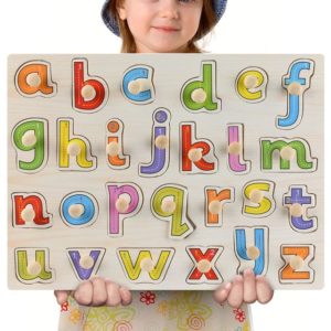Puzzle en Bois Bébé Alphabet 2