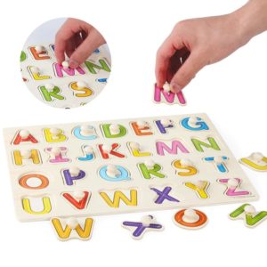 Puzzle en Bois Bébé Alphabet