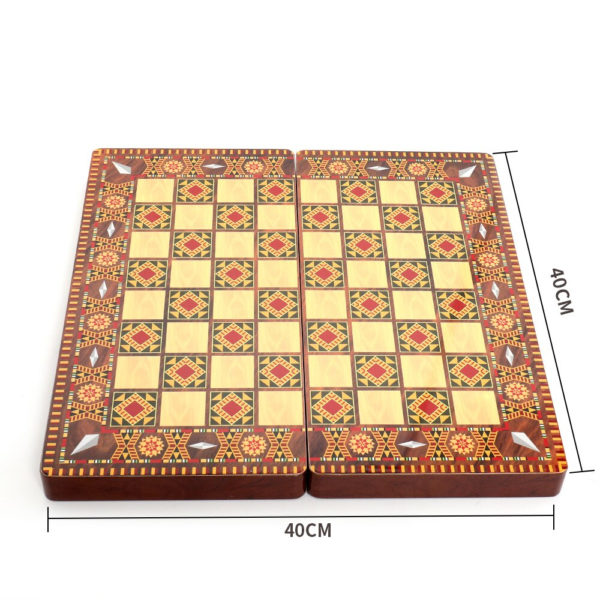 Jeu d&rsquo;Échec en Bois Luxueux 3