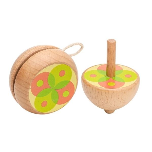 Yo-yo et Toupie en Bois 5