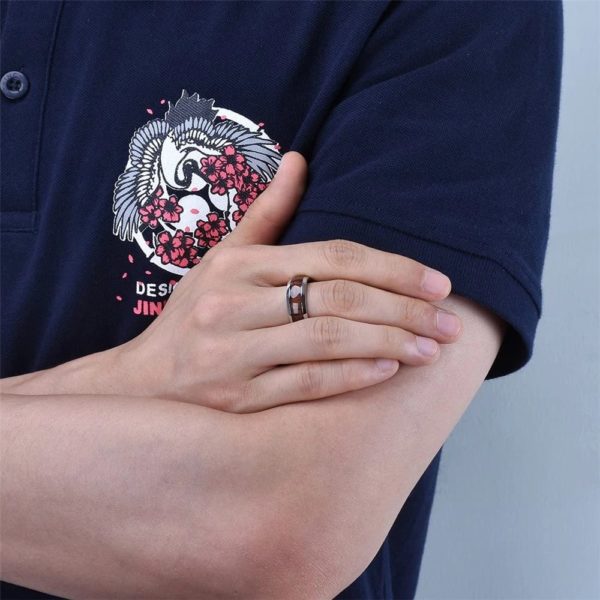 Bague Pour Homme en Bois 5