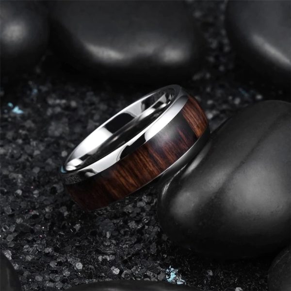 Bague Pour Homme en Bois 4