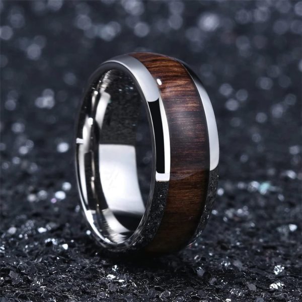 Bague Pour Homme en Bois 3