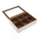 Boîte à Thé en Bois Coeur 4