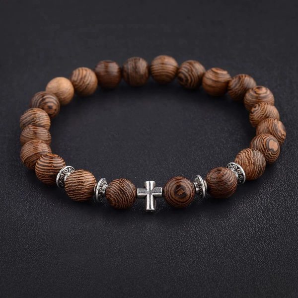 Bracelet Bois Croix 2