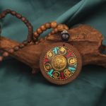 Collier Tibétain en Bois 3