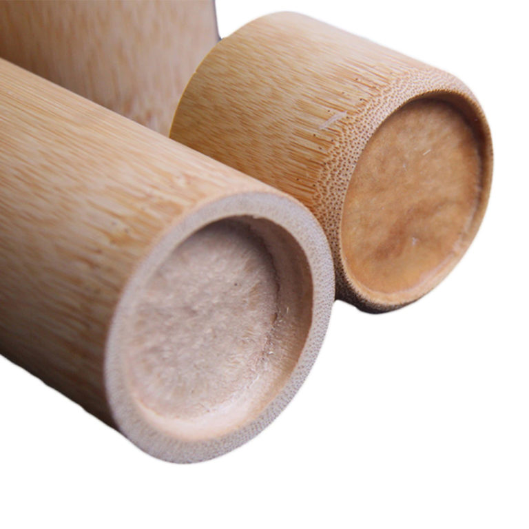 Boîte à Thé En Bambou - Lot De 5 Tubes 12 Cm Avec Couvercle - Rangement Thé, Café, Petits Objets