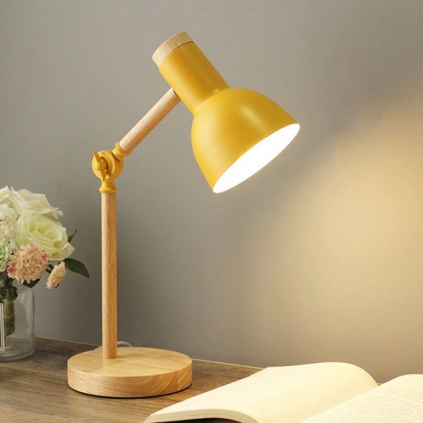 Lampe de Bureau en Bois 4