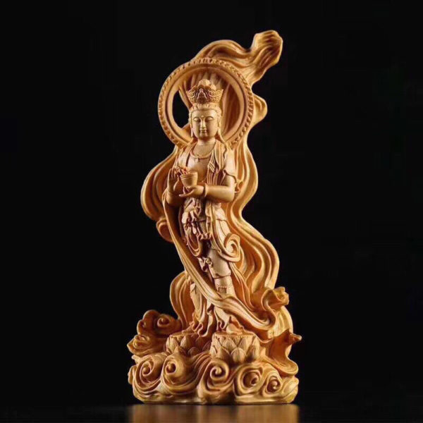 Statue Bouddha en Bois 2