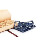 Nœud Papillon en Bois Avec Serviette de Costume 3