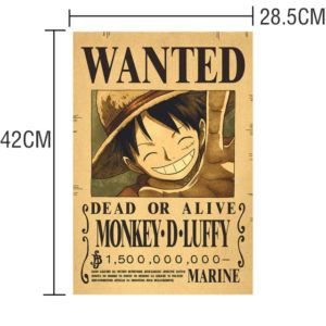 Affiche Wanted One Piece 2