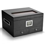 Boîte à Cigares Noir en Bois 3