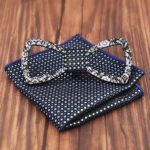 Nœud Papillon en Bois Avec Serviette de Costume 8