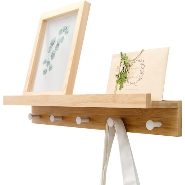 Porte-Manteau en Bois Style Scandinave 2
