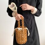 Sac en perles de bois pour femmes 4