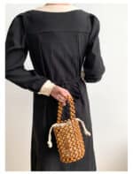 Sac en perles de bois pour femmes 5