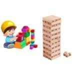 Blocs de construction numériques en bois pour enfants 6