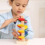 Blocs de construction en bois Montessori pour enfants 4