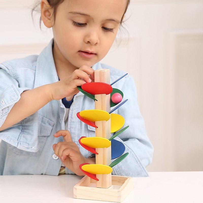 Blocs de construction en bois Montessori pour enfants 10