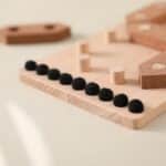 Puzzle en bois de numération 8