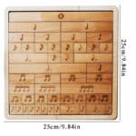 Puzzle de bois d’apprentissage de musique 7