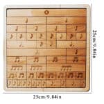 Puzzle de bois d’apprentissage de musique 7
