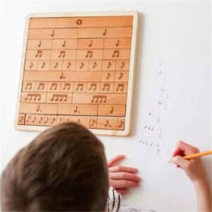 Puzzle de bois d’apprentissage de musique
