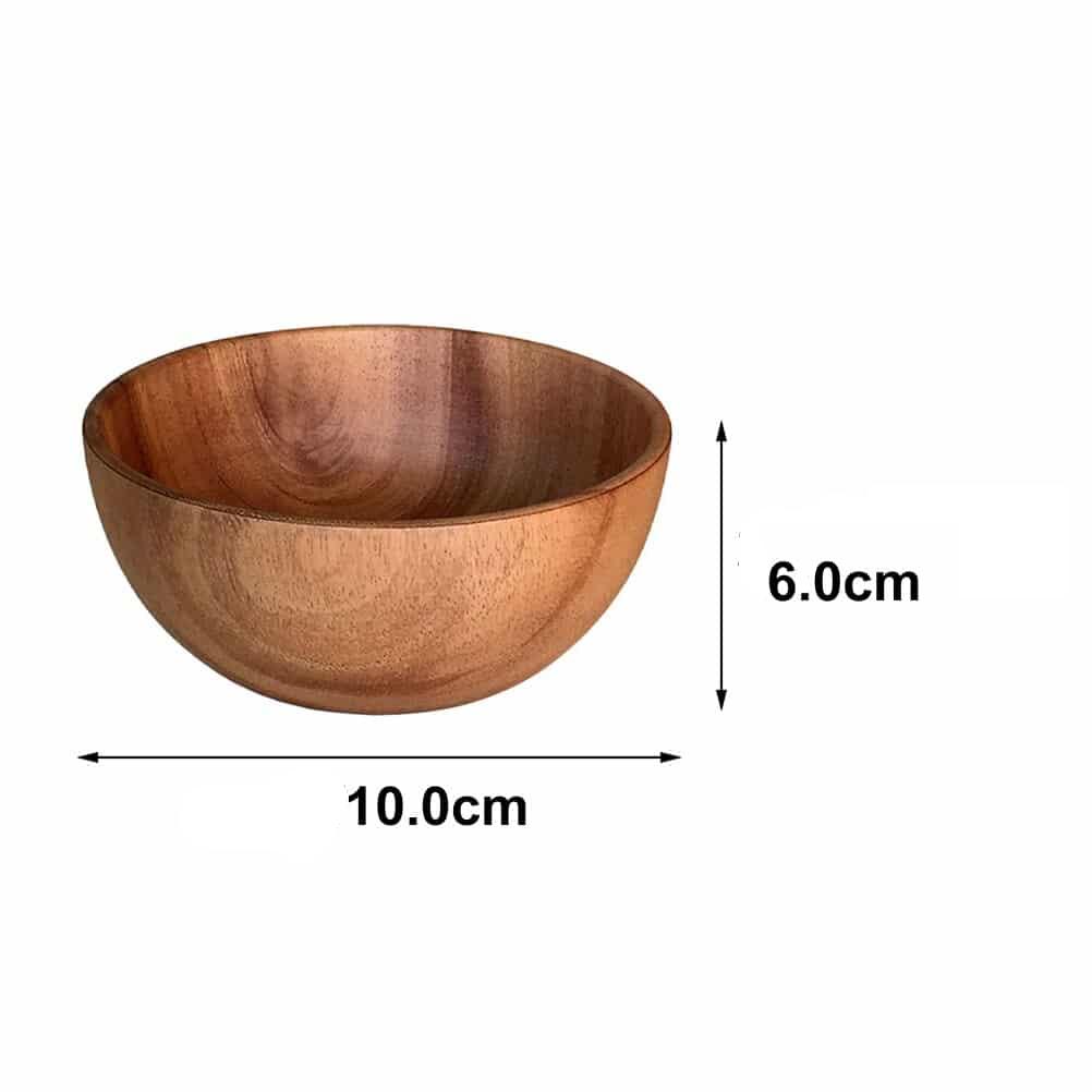 Bol Déco Bois Bol En Bois De Hêtre Naturel Wooden World - 30 Cm - Idéal Pour Collations Et Décoration Bol Décoratif 30cm