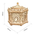 Magnifique boîte à musique puzzle 3D à monter soi-même 9