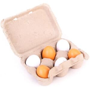 Jeu de simulations d’œufs en bois pour enfants 2
