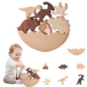 Jeu Montessori d’équilibre avec animaux et nature