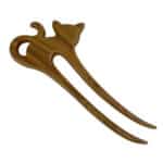 Broche à cheveux en bois pour femmes 5