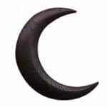 Fourche à cheveux en forme de quart de lune en bois pour femme 5