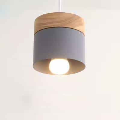Décoration bois luminaire suspendu style nordique 10
