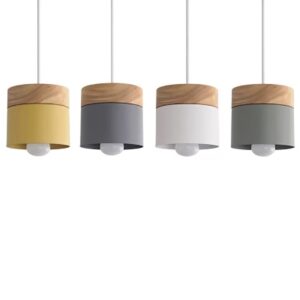 Décoration bois luminaire suspendu style nordique 2