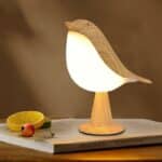 Décoration bois lumière de chevet en forme d’oiseau 7