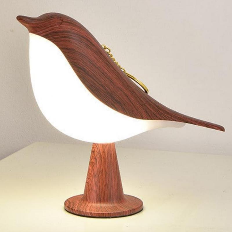 Décoration bois lumière de chevet en forme d’oiseau 11