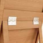 Grand Miroir en Bois Rectangulaire sur Pied à Design Nordique 4