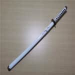 Katana en Bois avec Fourreau Blanc 3
