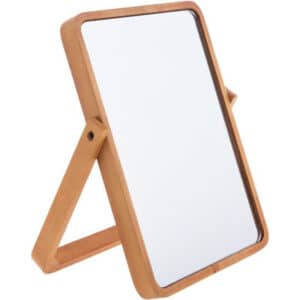 Miroir Rectangulaire en Bois de Style Européen pour Maquillage