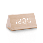 Réveil en Bois Numérique LED et USB 3