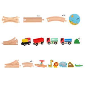 Train en Bois à Assembler pour Enfants 2