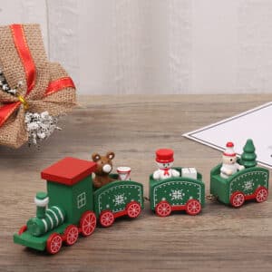 Train en Bois de Noël pour Enfants