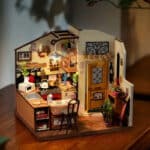 Maison de Poupée en Bois Cuisine Miniature pour Enfants 4