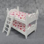 Maison de Poupée en Bois Petit Lit Superposé pour Enfants 4