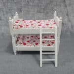 Maison de Poupée en Bois Petit Lit Superposé pour Enfants 3