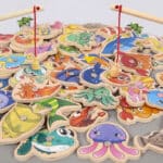 Jouet en Bois Bébé Pêche Magnétique 7